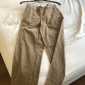 Aritzia Taupe/Tan Carpenter Pants - brand new